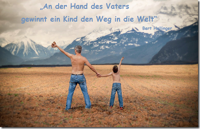 An der Hand des Vaters
