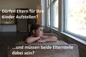 Aufstellen für Kinder
